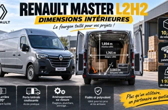 Renault Master L2H2 Dimensions intérieures 🚐 : Guide 2026